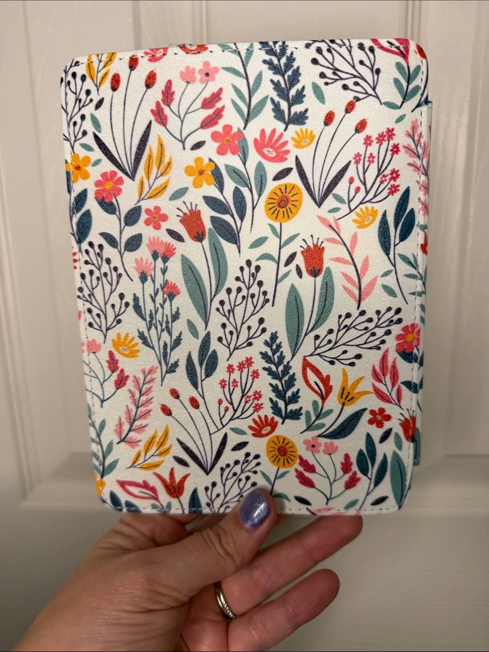 Floral Print Tablet or E-Reader/Kindle Cover - Multicolor Floral Design